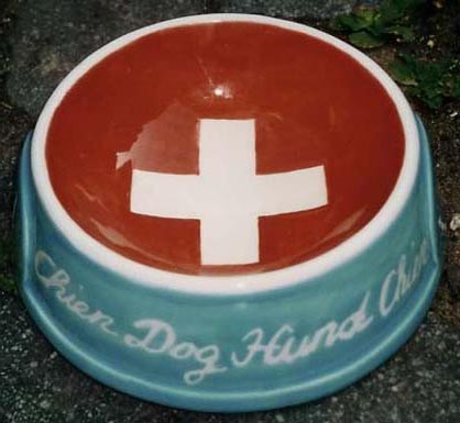 Keramik: Schweizer Kreuz